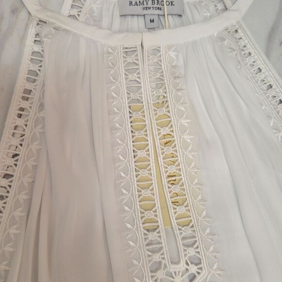 Ramy Brook White Halter Blouse - Picture 3 of 7